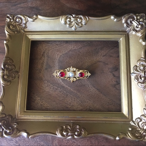 Vintage bar pin Victorian style - Picture 5 of 8